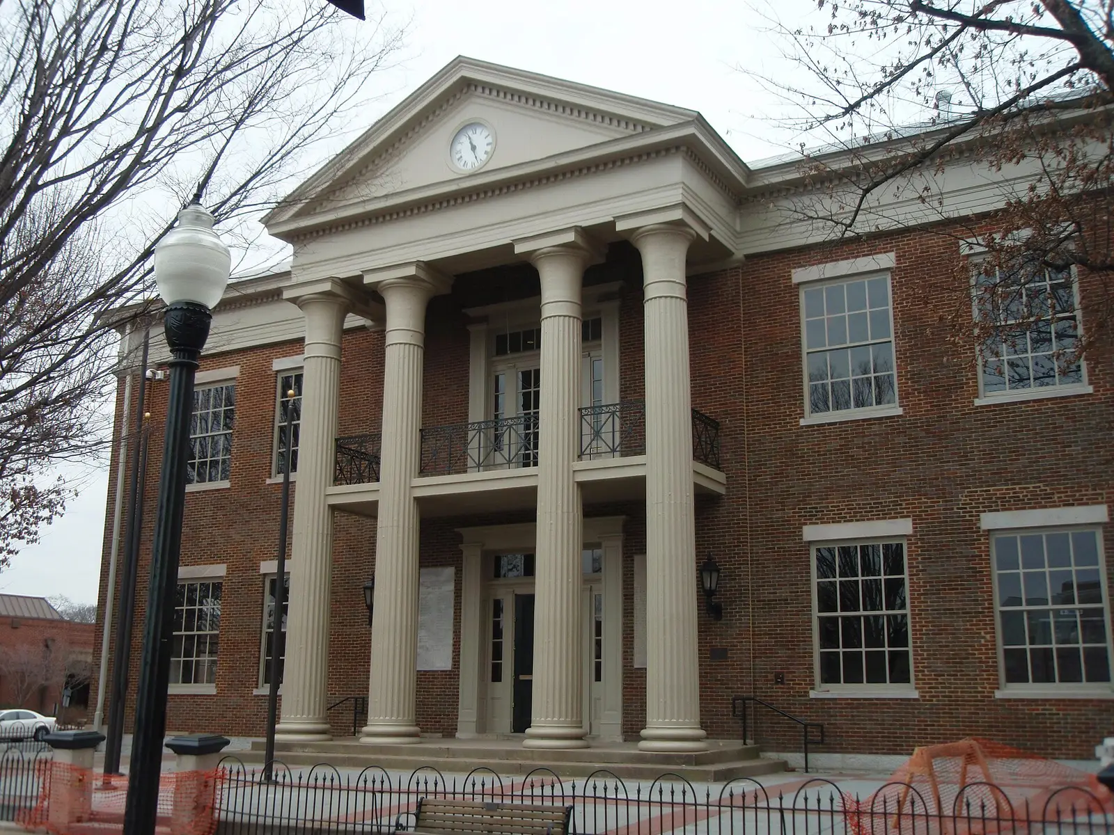 The Williamson County Courthouse in downtown Franklin, the county seat