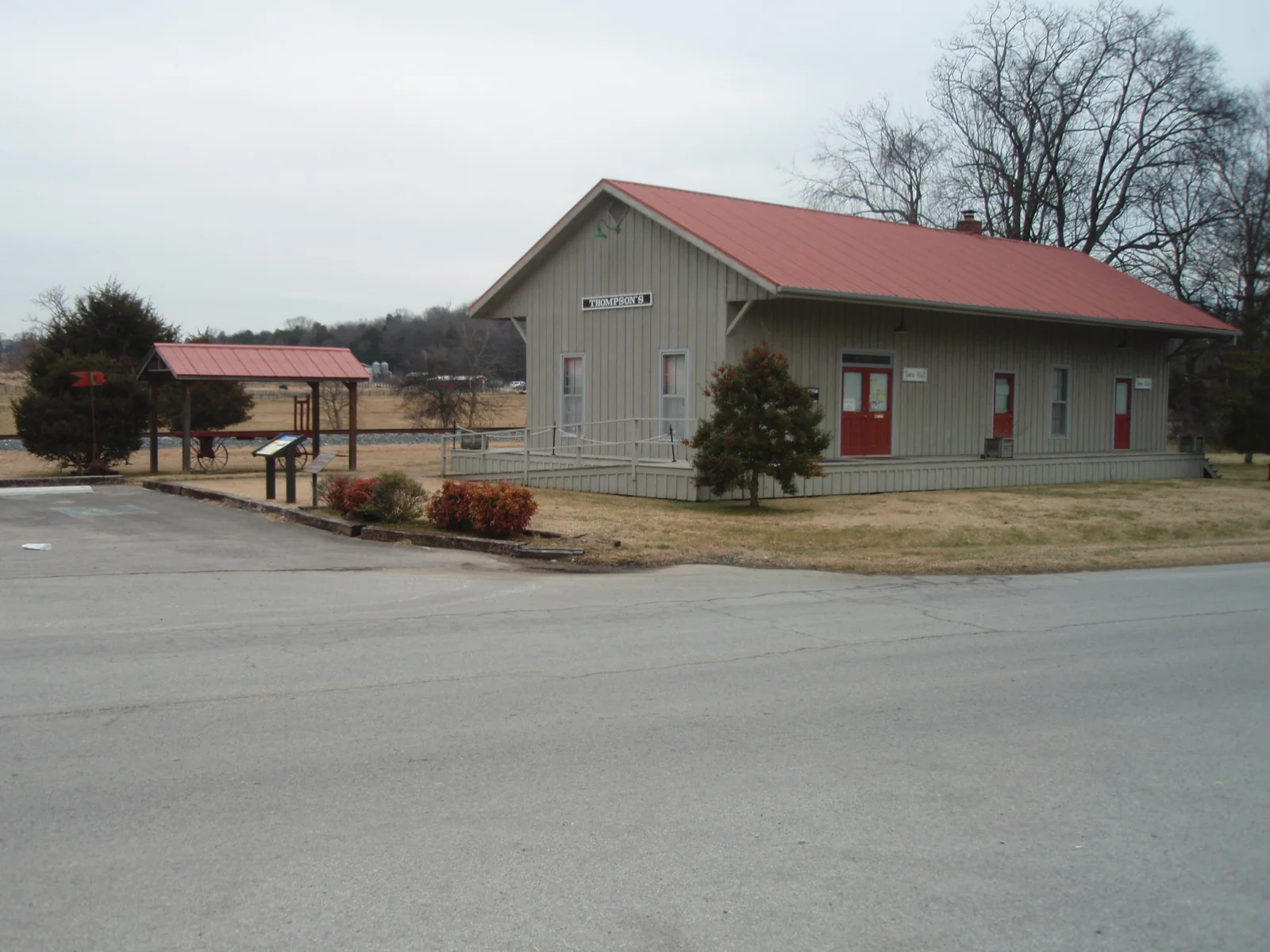 Thompson's Station's town government building, about five miles north of Spring Hill in Williamson County.